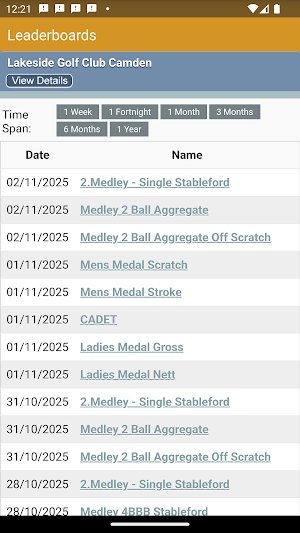 Lakeside Golf Club Camden Screenshot 3
