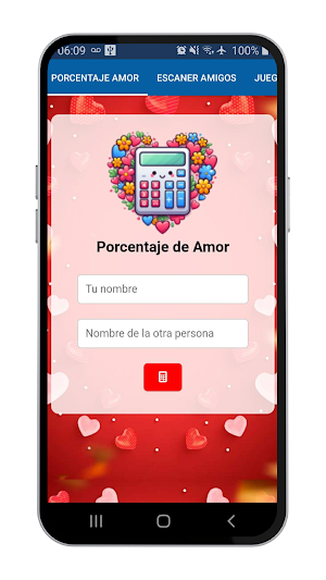 Porcentaje de amor con nombre Screenshot 0