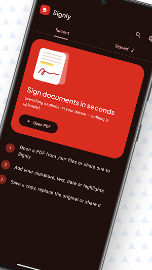 Signly: Sign & Edit PDFs Screenshot 1
