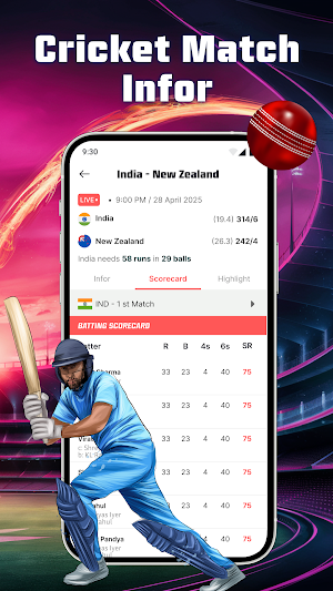 Cricket Live Score: Live Match Screenshot 3