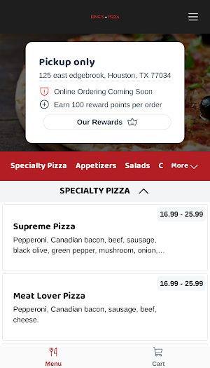 King Pizza Screenshot 1