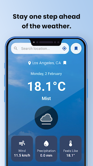 Weather App - Rain Alert Screenshot 0