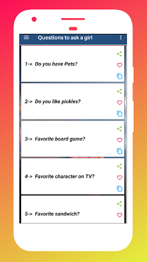Questions to ask a girl Screenshot 2