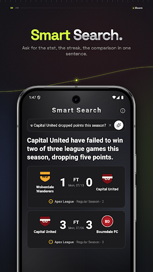 iScore: Live Soccer Scores Screenshot 1