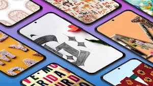 Flower alphabet wallpapers Screenshot 0