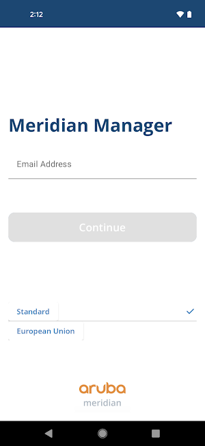 HPE Meridian Manager Screenshot 0