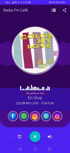 Radio Fm Cafe Screenshot 3
