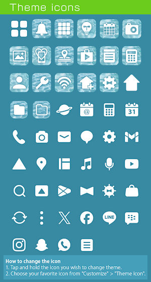 Fresh Summer Theme +HOME Screenshot 3