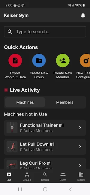 Keiser Manager Screenshot 0