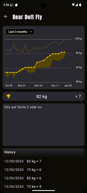Berzerk - Workout Tracker Screenshot 2