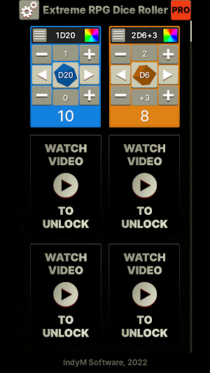 Extreme RPG Dice Roller Screenshot 0