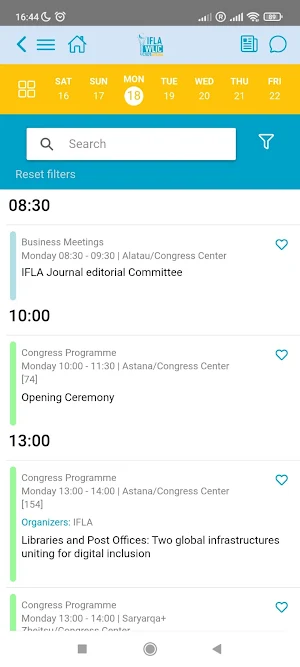 IFLA WLIC 2025 Screenshot 1