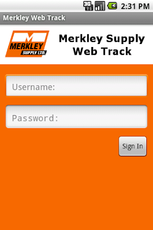 Merkley Web Track Screenshot 0