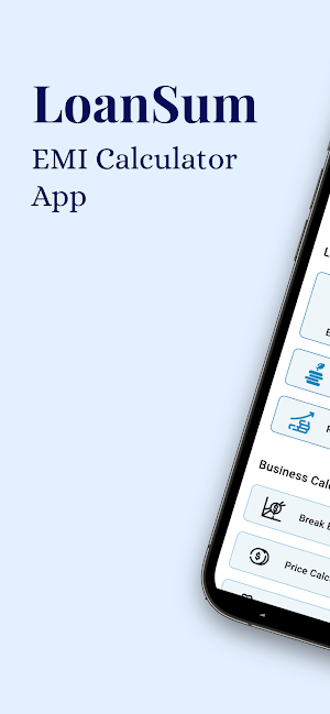 LoanSum : EMI Calculator App Screenshot 0