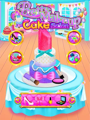 Pretty Makeup Cake Salon - Cooking Dessert Games Screenshot 1