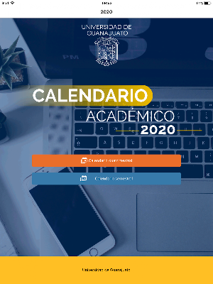 Calendario Académico UG Screenshot 0