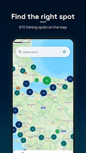 Fishifu: Fishing Map & Solunar Screenshot 0