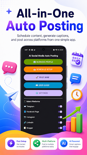 AI Social Media Auto Posting Screenshot 0