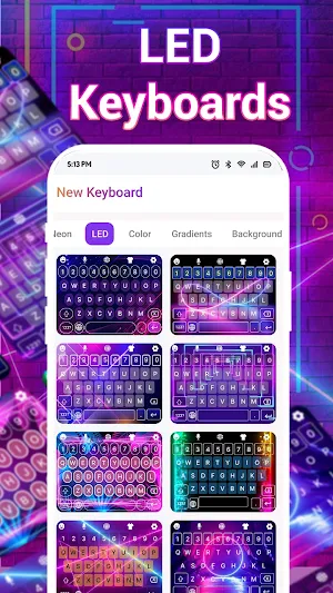 Led Keyboard: RGB Keyboard App Screenshot 0