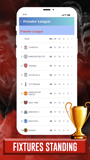 Premier League Live Score Screenshot 2
