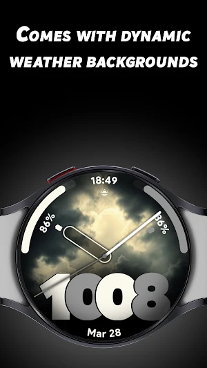 Pixel Weather 3 - Watch face Screenshot 1