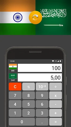 Currency Converter SAR/INR Screenshot 1