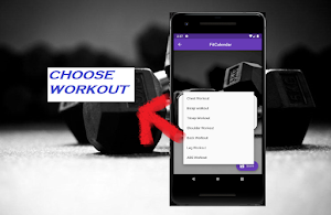Fitness Workout Calendar Screenshot 3