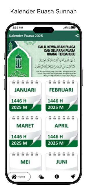 Kalender Puasa Sunnah Screenshot 1