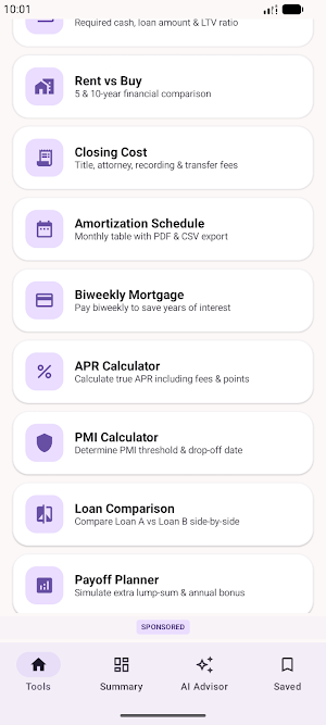 Mortgage Toolkit AI Screenshot 1