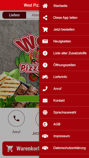 West Pizza & Kebaphaus Screenshot 2