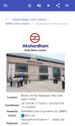 Delhi metro stations Screenshot 3