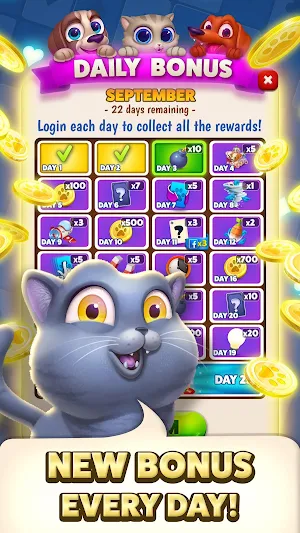 Solitaire Pets Adventure - Free Classic Card Game Screenshot 2