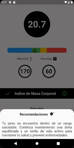 IMC Calculadora Screenshot 3