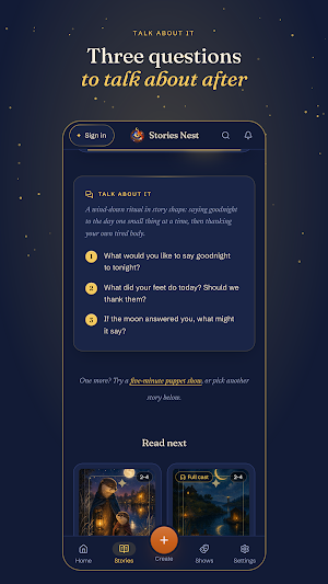 Stories Nest: Bedtime Stories Screenshot 2