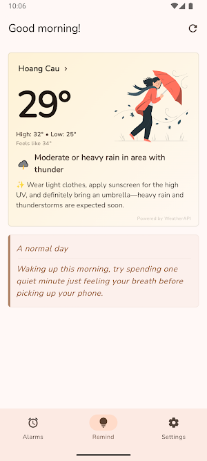 ReMind: Wakeup & Stay mindful Screenshot 1