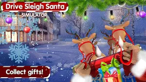 Drive Sleigh Santa Simulator Screenshot 1