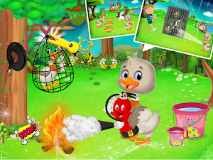 Newborn Baby Duck - Family Rescue story Screenshot 0