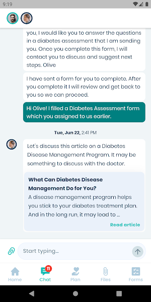 eFamilyCare Screenshot 2