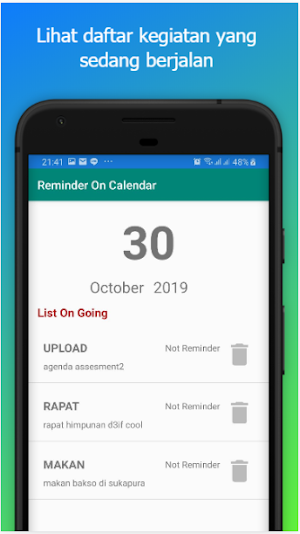 Reminder On Calendar Screenshot 2