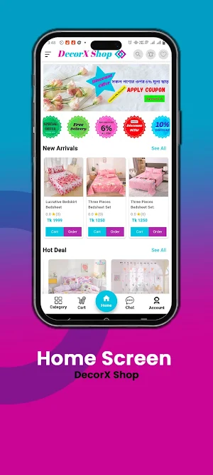 DecorX Shop Screenshot 1