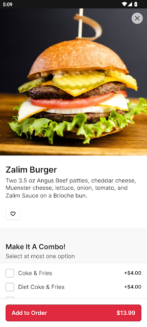 Zalim Hot Chicken & Burgers Screenshot 3