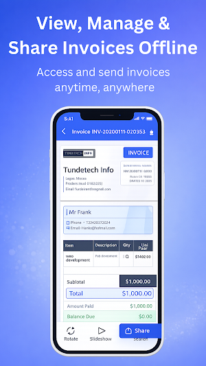 InvoiceBook Screenshot 3