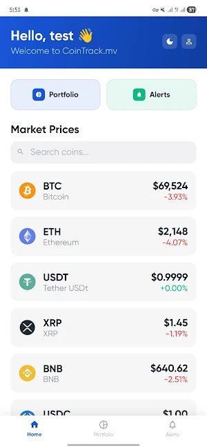 CoinTrack MV Screenshot 0
