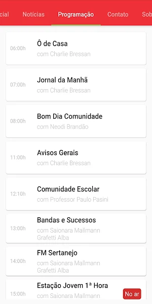 Rádio Constantina FM 104.9 Screenshot 2