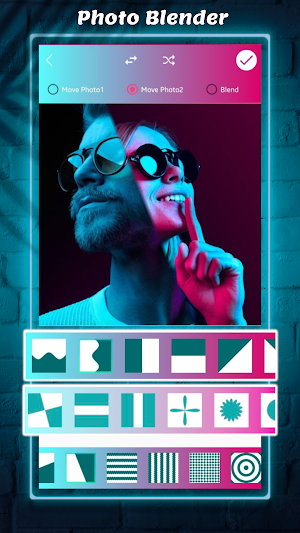 Photo blender - Photo & Gift W Screenshot 1