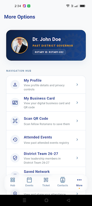 Rotary Hub Screenshot 1