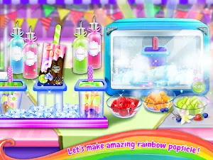 Summer Rainbow Frozen Foods！ Screenshot 1