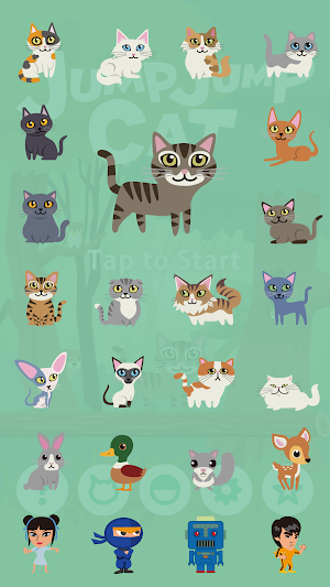 JumpJump Cat - Cat Games Free Screenshot 0
