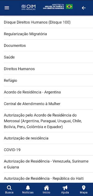Guia de Direitos e Serviços Screenshot 3