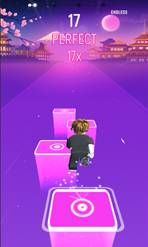 Night In Forest Tiles Dance Screenshot 3